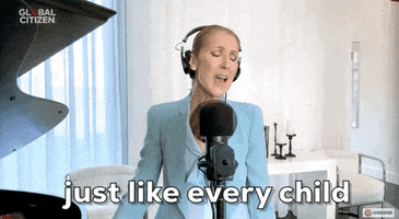 Celine Dion GIF by Global Citizen