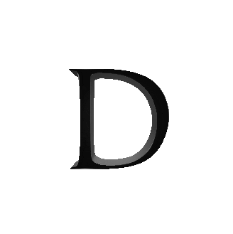 D Sticker by Danselente
