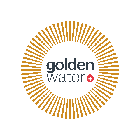 GoldenWater Sticker