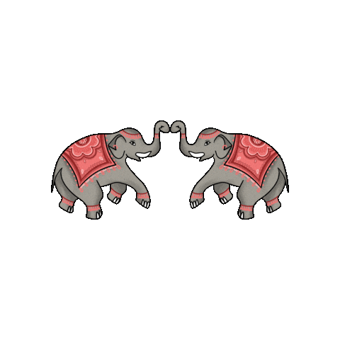 Brown Girl Elephant Sticker