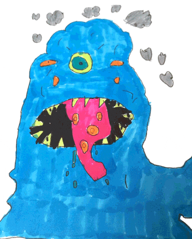 Kidsart GIF by Not So Scary