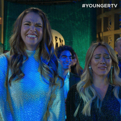 Hilary Duff Laughing GIF by YoungerTV