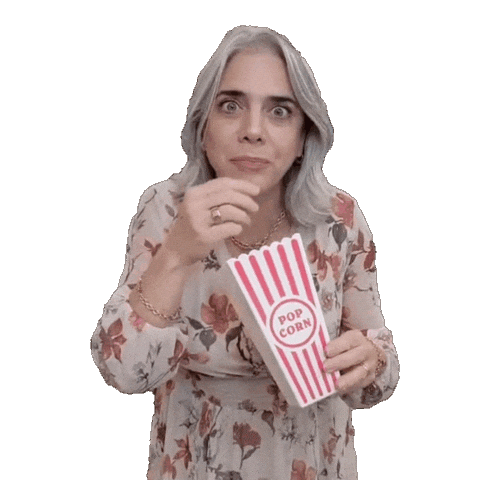 Pop Corn Sticker by goldandgo