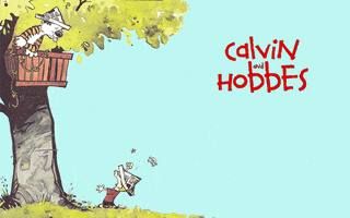 calvin and hobbes GIF