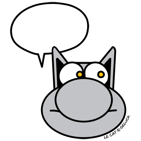 LE CAT © PHILIPPE GELUCK GIF