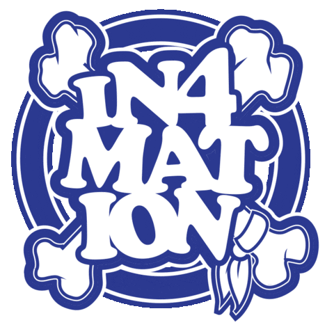 Crossbones Sticker by in4mation