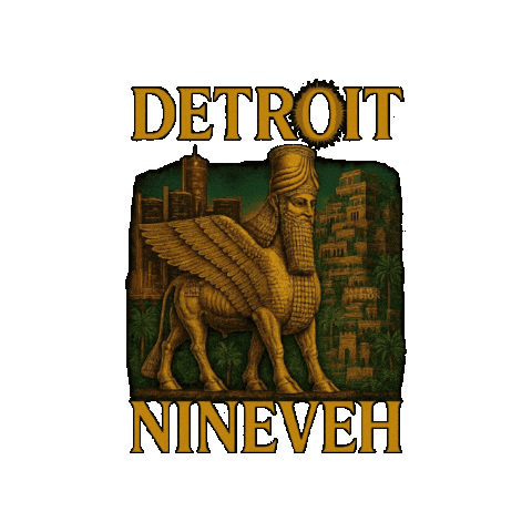 Detroit Assyrian Sticker by Salem's Vision