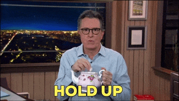 Stephen Colbert Tea GIF by The Late Show With Stephen Colbert