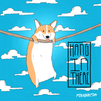 Hang In There Dog GIF by Animation Domination High-Def