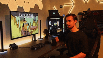 This Is Fine GIF by CORSAIR