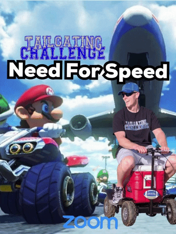 Speeding Mario Kart GIF by Tailgating Challenge