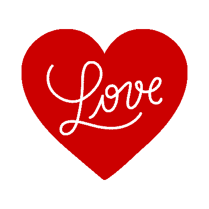 In Love Heart Sticker