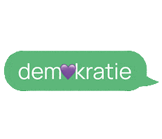 Heart Democracy Sticker by Badisches Landesmuseum