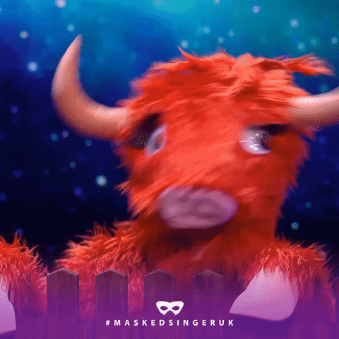 Cow Competition GIF by The Masked Singer UK & The Masked Dancer UK