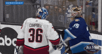 NHL GIFs on X: Do goalie hugs even happen if we don't GIF it? 🥰   / X