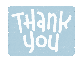 Typography Thanks Sticker