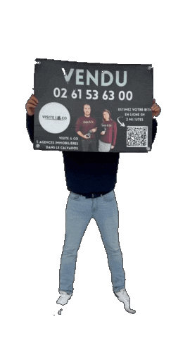 Vendu Sticker by Visite & Co