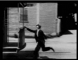 Flying Buster Keaton GIF