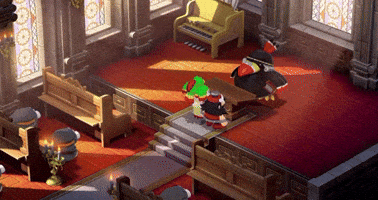 Chasing Super Mario GIF