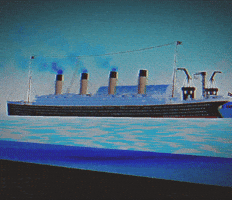 Vintage Ship GIF