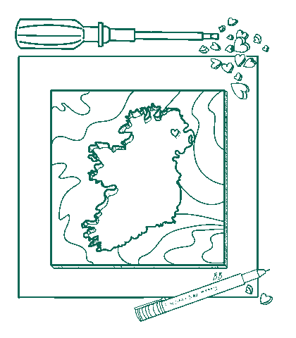 Northern Ireland Sticker by Born & Bred