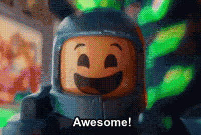 Giphy - Awesome The Lego Movie GIF by Trolli