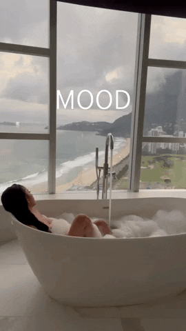 endira mood bath relaxed resting GIF