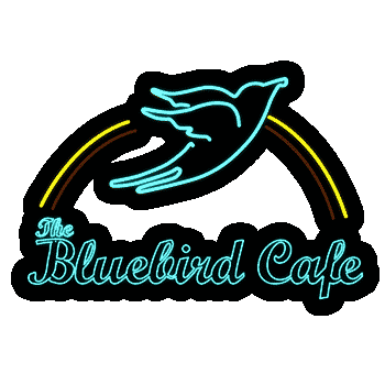 The Bluebird Cafe Sticker