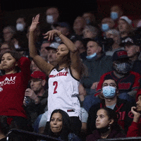 Womens Basketball Fan GIF by Louisville Cardinals