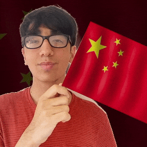 Holding China GIF