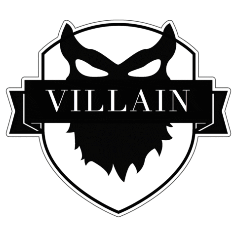 Villain Sticker by BEARDED VILLAINS