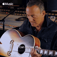 Looking Bruce Springsteen GIF by Apple Music