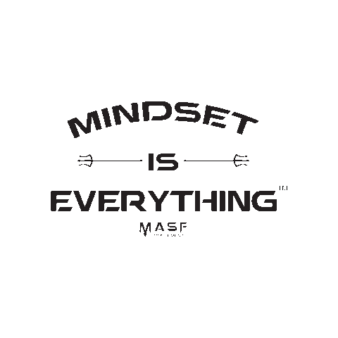 Mindset Is Everything Sticker by MASF Supplements