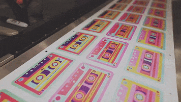 90S Printing Gif By Sticker