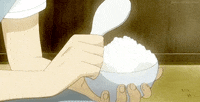 nom nom rice GIF
