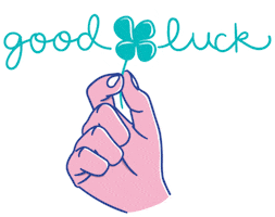Good Luck Sticker by Nevi Ayu E.