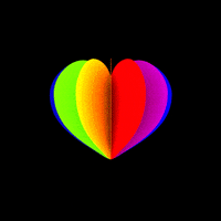colorful heart GIF