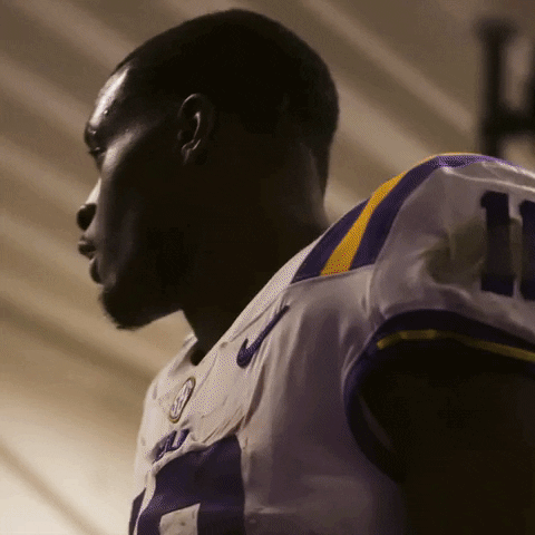 Locked In Football GIF by LSU Tigers