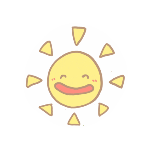 Happy Sun Sticker