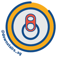 downstairs_sg Sticker