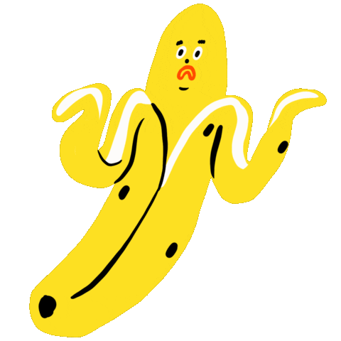 Banana What Sticker by Messenger