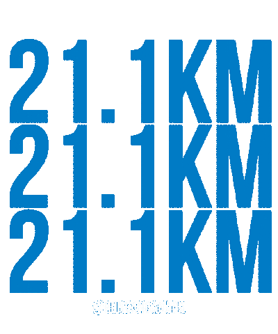 Half-Marathon Run Sticker by RUNVAN