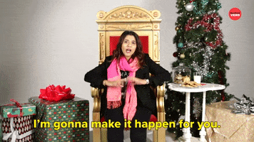 Make It Happen Christmas GIF by BuzzFeed