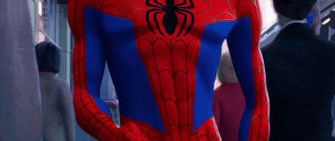 Spider Man Finger Guns Gif By Spider Man Into The Spider Verse Find Share On Giphy