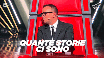 Television Wow GIF by The Voice of Italy