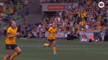 Happy Caitlin Foord GIF by Football Australia