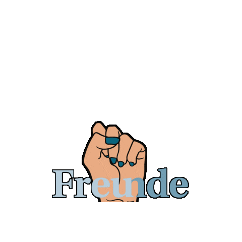 Fremde Werden Freunde Sticker