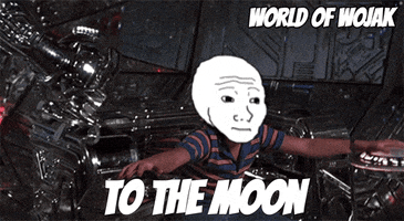 To The Moon GIF by World of Wojak
