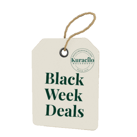 Deal Black Week Sticker by Kuracilo Hälsokost