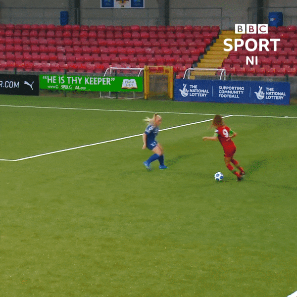 Womens Football Goal GIF by Cliftonville Football Club